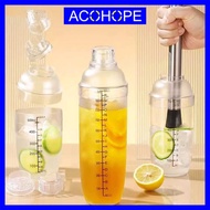 Afope Cocktail Shaker Set 7in1 Cobbler Cup Bartender Tool - GX7