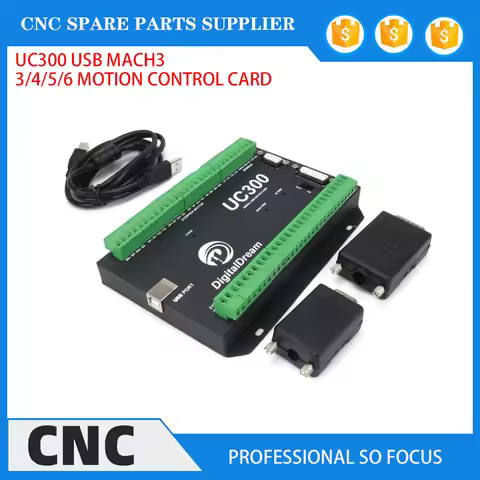 UC300 3-axis/4-axis/5-axis/6-axis motion control card CNC NVUM upgrade Mach3 USB motion controller f