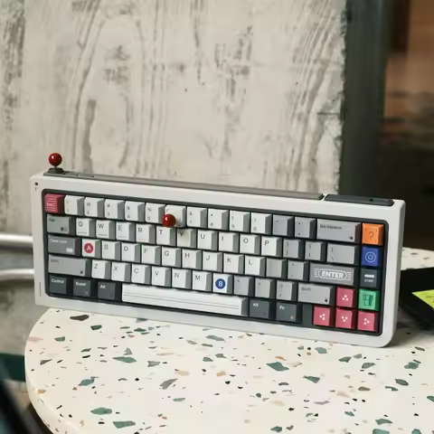 80Retros GB65 Mechanical Keyboard Kit Aluminum Wireless Tri-mode Gasket Hot Swap Custom 65% Office G