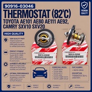 90916-03046 Thermostat 82°C Toyota AE101 AE80 AE111 AE92 | Camry SXV10 SXV20 (OEM Part)