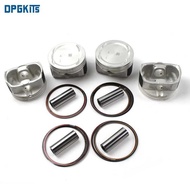 G4ke 2.4L Engine Pistons Rings Set 234102G200 234102G201 For 2007–2019 Hyundai Kia Sonata Sorento