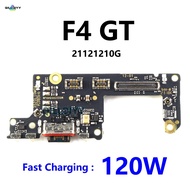 For Xiaomi Poco F4 GT USB Charging Connector Board Dock Charger Port Microphone Flex Cable Type C Ta