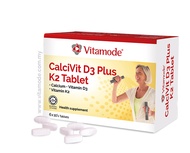 [FM PHARMACY] Vitamode CalciVit D3 Plus K2 Tablet (60s) [EXP: 02/2022] For Healthier Bones & Protect