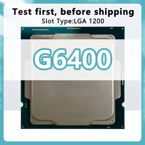 Pentium G6400 CPU 14nm 2 Cores 4 Threads 4.0GHz 4MB 58W Processor LGA1200 for H410 B460 Chipsets Mot