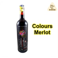 Colours Merlot Spain Red Wine With Secure Wrapping (750ml)