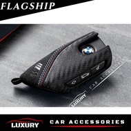 100% BMW Original BMW I20 iX iX3 iX1 XM Car Key Holder Fob Leather Case Cover Key Fob Cover Key Bag 