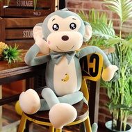 Fashion Squishy Cute Monkey Plush Doll Pillow Cartoon Creative Colorful Birthday Gift for Kids