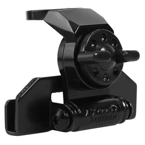 Stainless Steel Antenna Mount Bracket Hatchback Hood Mobile Radio EM-81 2-Axis Outdoor Personal Car 