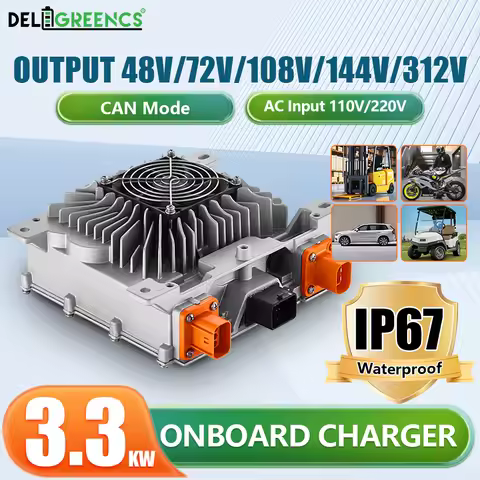 TC Charger 3.3KW Elcon Charger CAN for Electric Vehicle for 72V 96V 144V 312V Li-ion LiFePO4 Battery