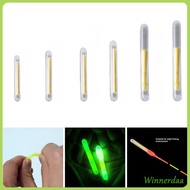 WINN 100Pcs Fishing Float Light Stick Fluorescent Stick Light Fishing Fluorescent Lightstick Bright 
