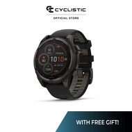 Garmin Fenix 8 47mm- Sapphire Glass dengan SOLAR Premium Jam Pintar Multisport GPS