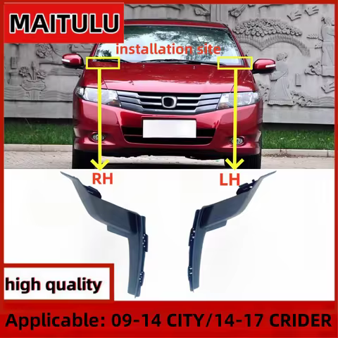 for Car hood Hinge Cover Honda City 2009 2010 2011 2012 2013 2014 GM2 GM3 OEM: 74222-TM0-T00 74212-T