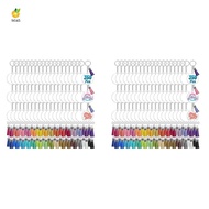 700Pcs Acrylic Clear Keychain Blanks for Vinyl with Blanks, Tassels, Jump Rings, Keychain Rings for 