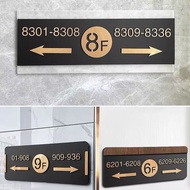 Floor Number Signage Customized Number Signage Apartment Signage Shopping Mall Hotel Hotel Room Sign
