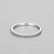 100% Italian S925 Minimalism Women Ring 925 Sterling S925 Stackable Women Ring