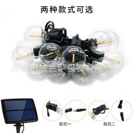 圣诞节灯饰 New Style Solar G40 Ball Bulb Light 10 Lights, 12 Lights 1.5 W Christmas Decoration Lights
