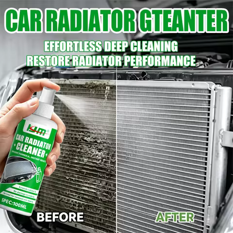 KJM Car Radiator C Engine Cooling System Flush Auto Radiator Cleaner Deep Cleaning Anti Rust Cooling