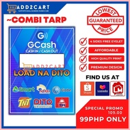 ⚘ ♞GCASH TARP COMBI w/ LOAD NA DITO TARP + FREE LAMINATED RATES RC