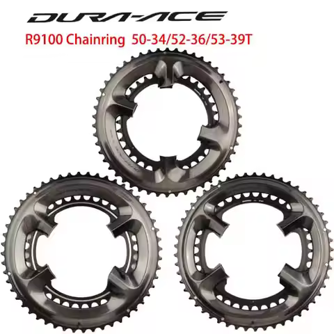 SHIMANO DURA-ACE R9100 Series R9100 Chainring 34T/36T/39T/50T/52T/53T For FC-R9100 11S Road Bike Cra