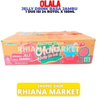 Mkei - Minuman Olala Rasa Jambu Jelly Drink 1 Dus Isi 24 Botol 150Ml
