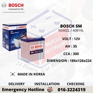 BOSCH SM MEGA POWER NS40ZL | 40B19L CAR BATTERY