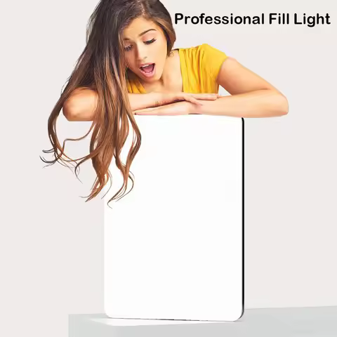19'' LED Video Light 90W Photography Selfie Dimmable Panel Lighting Photo Studio Live Stream Fill La