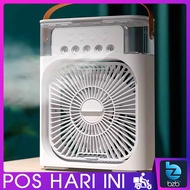 3 FAN SPEED  4 in 1 Air Conditioner Cooling Fan Portable Aircond Mist Cooler Fan Humidifier Purifier With 7 LED Light