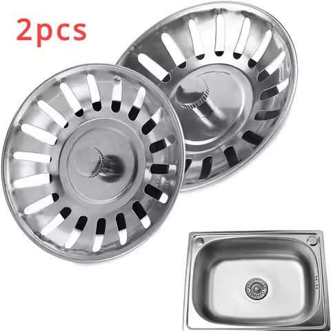 2pcs Kitchen Sink Strainer Stopper Waste Plug Sink Filter Filtre Sink Strainer Filter Floor Drain Ki