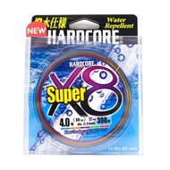 Duel Hardcore Super X8 MULTI COLOR Braided Line 300 m FISHING LINE BRAID