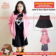 Bocchi Hitori Gotou Gotoh Anime Bocchi The Rock Black Black Skirt Cosplay Skirt