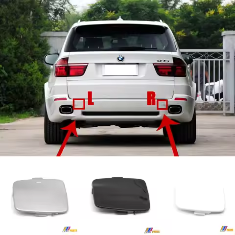 Fit 07-13 BMW E70 X5 M-SPORT 3.0si 3.0sd 3.5d 4.8i 35dX 35iX 50iX SAV REAR TOW COVER