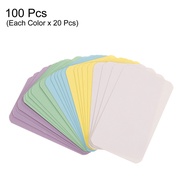100/200Pcs 3.5"x2" Blank Paper Business Cards Small Index Flash Cards Words Message Note Card Mini P