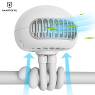 SmartDevil Stroller Fan 3 Speed Portable Clip on Stroller Fan with Flexible Tripod 60° Rotatable Per