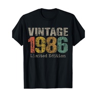 Vintage 1986 Limited Edition 38th Birthday T-Shirt, 38 Years Old Gift, 180g