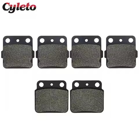 Cyleto Motorcycle Front and Rear Brake Pads for ARCTIC CAT DVX400 DVX 400 Sport TS 2x4 2004 2005 200