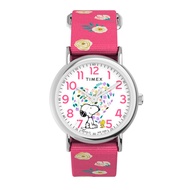 Timex TW2W83100 Timex x Peanuts Timex Weekender Floral 38mm นาฬิกา นาฬิกาข้อมือ นาฬิกาข้อมือผู้หญิง