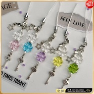 Sparking Cute Lucky Green Crystals 4 Leaf Clovers Key Ring Four Leaf Clover Keychain For Women Bag C