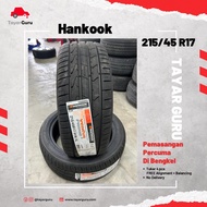 Hankook 215/45R17 Tayar Baru (Installation) 215 45 17 New Tyre Tire TayarGuru Pasang Kereta Wheel Rim Car