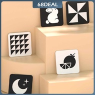 [Johor Stock] Newborn Baby Flash Card Visual Stimulation Cards Black White Infant Early Educational 