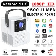 T2 PRO Mini Motorized Focus 4K HD Smart Projector Portable Projector Home Theater