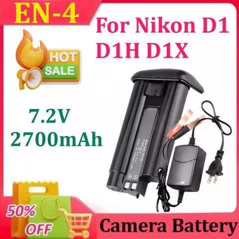 7.2V 2700mah EN-4 Battery for Nikon D1 D1H D1X Digital Camera Batteries