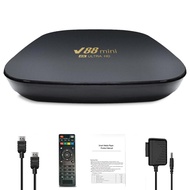 V88Smart TV Android 12 Set Top Box 4K HD 2GB 4GB 8GB RAM 32GB 64GB 128GB ROM Multi Language 2.4G Wif