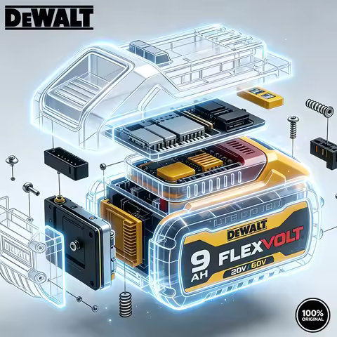 Original Dewalt Battery 20V, DCB609 20V/60V MAX* FLEXVOLT® 9Ah Battery, 21700 Cell Rechargeable Batt