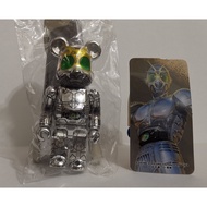 AUTHENTIC ORIGINAL MEDICOM TOY BE@RBRICK / BEARBRICK SERIES 42 - SF - HAJIME SORAYAMA X BLACK KAMEN 