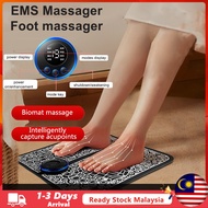 (Malaysia Stock) Electric EMS Foot Massage Pad Mini Cervical Massager Foot Neck Muscle Pain Relief M
