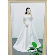 TRIPBLE T DRESS wedding flared maxi DRESS for beautiful brides going to the table can be worn in 4-5