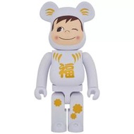 《瘋樂模玩》全新現貨 BE@RBRICK 不二家聯名款 1000% 白福奶弟 福氣達摩 達摩弟 庫柏力克熊 正版公司貨