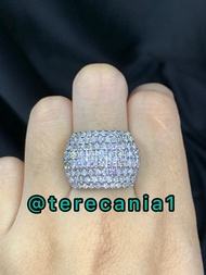 Cincin berlian eropa listring tumpuk Emas : 40% Berat emas : 7.00gram