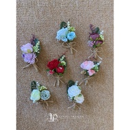Boutonniere Corsage Suit Pin Chest Flower Suit Corsage and Premium Committee Marker Brooch Pin by Lo