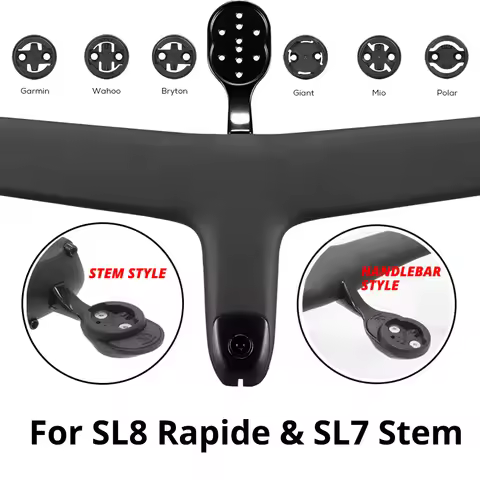 For SL8 Rapide Handlebar Aluminum Alloy Bike Computer Mount Road Bike GPS Headlight Holder Bracke Fo